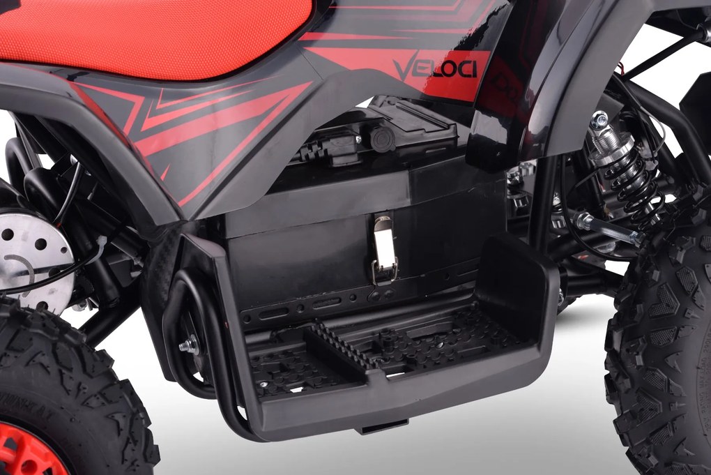 Moto 4 elétrica para crianças ATV Veloci 800W Vermelha