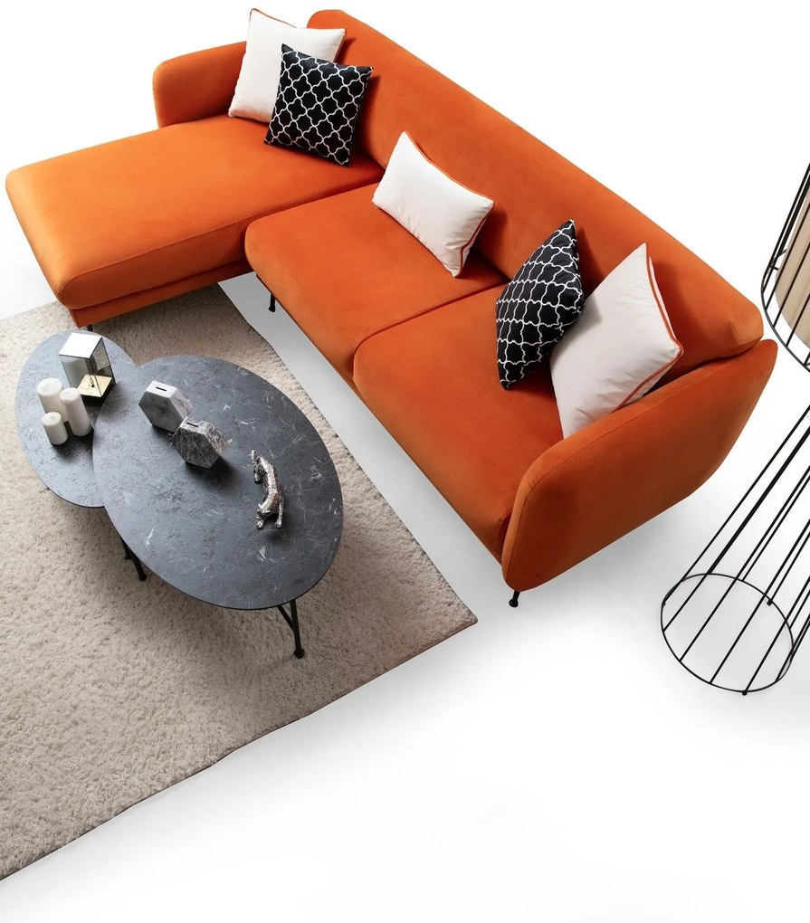 Sofá-Cama de Canto Sevilla – Laranja – 270 x 170 cm