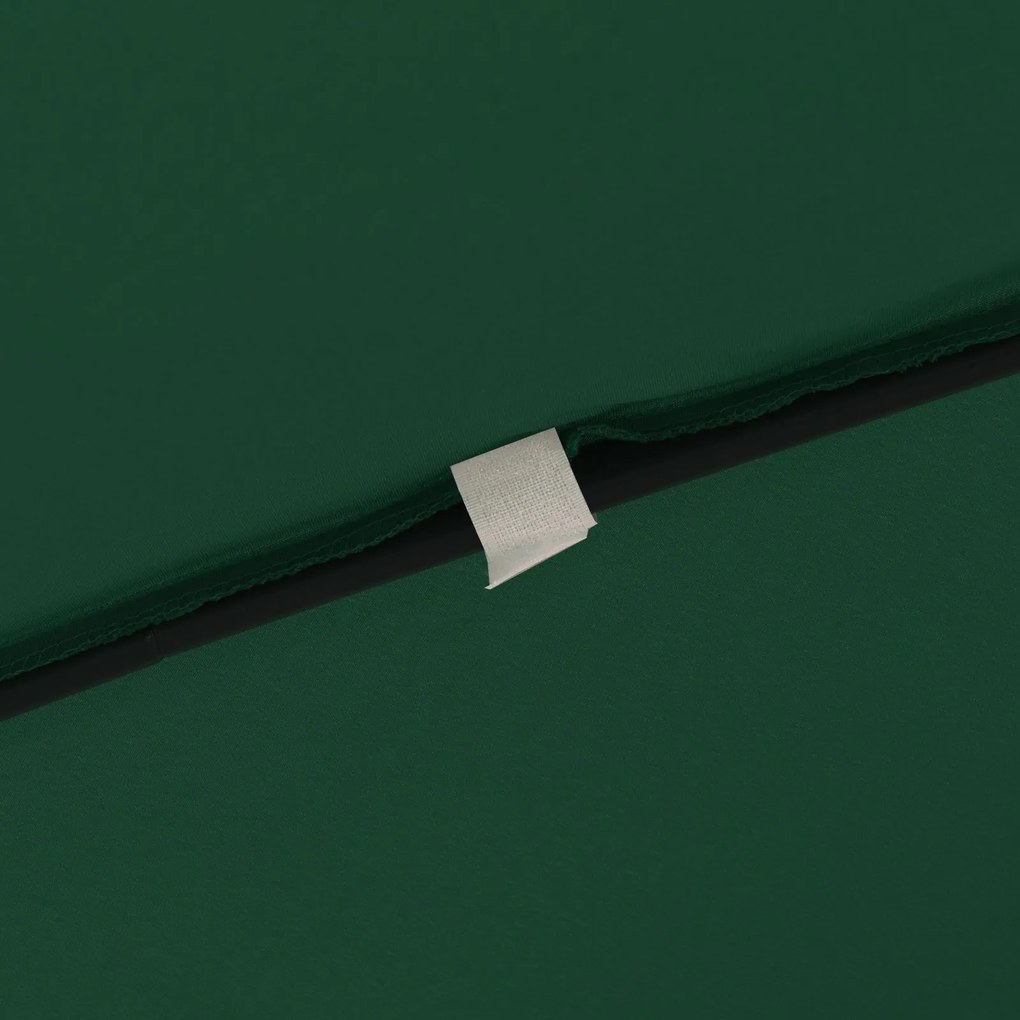 Parasol de Jardim Quadrado vidaXL 295x245 cm Verde