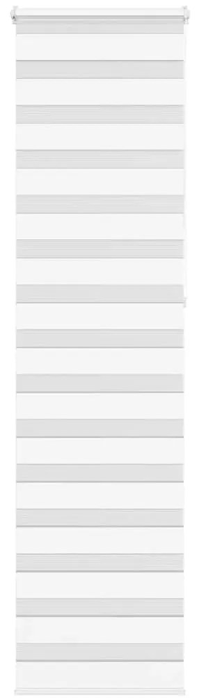 vidaXL Cortina de zebra 65x230 cm largura do tecido 60,9 cm poliéster