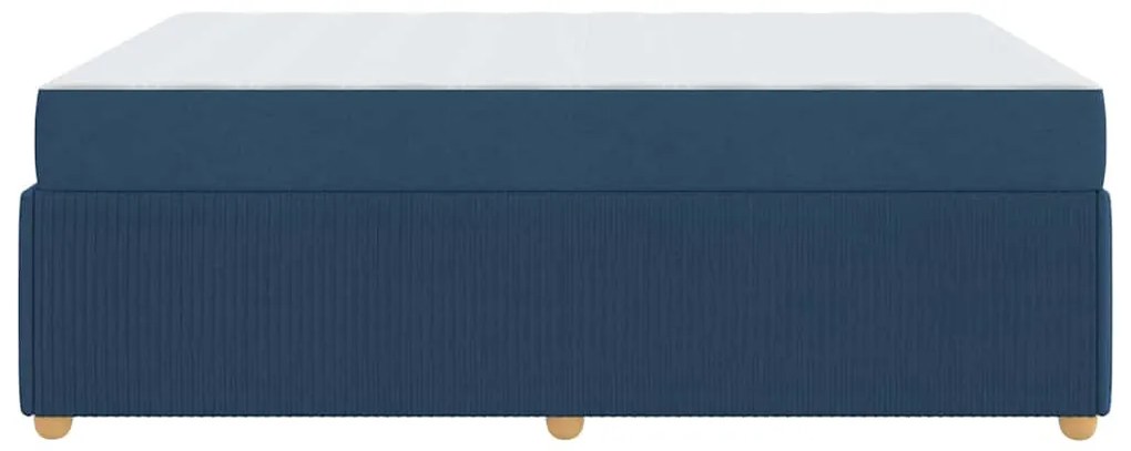 Estrutura da Cama Outros Azul 160 x 200 cm tecido