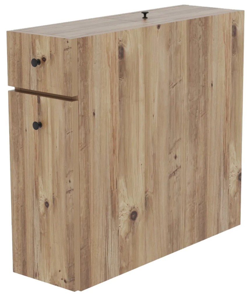 Armário de Casa de Banho Calencia – Carvalho – 20x55x60 cm