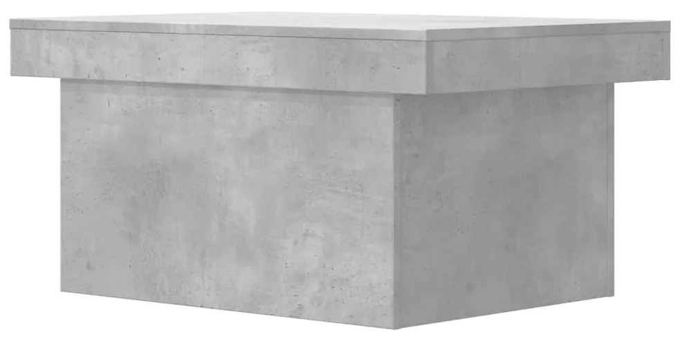 Mesa de centro 100x55x40 derivados de madeira cinzento cimento