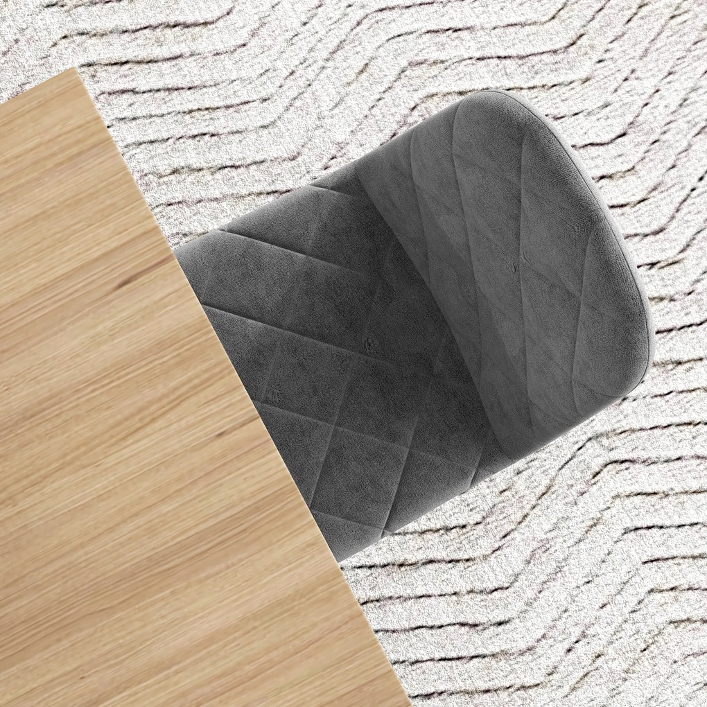 Conjunto de 4 Cadeiras de Jantar Modernas Cadeiras de Cozinha Estofada