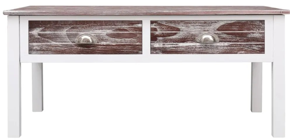 Mesa de centro 100x50x45 cm madeira castanho