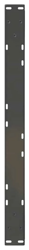 Pés para mesa de centro 2 peças antracite 70x(42-43,3) cm aço