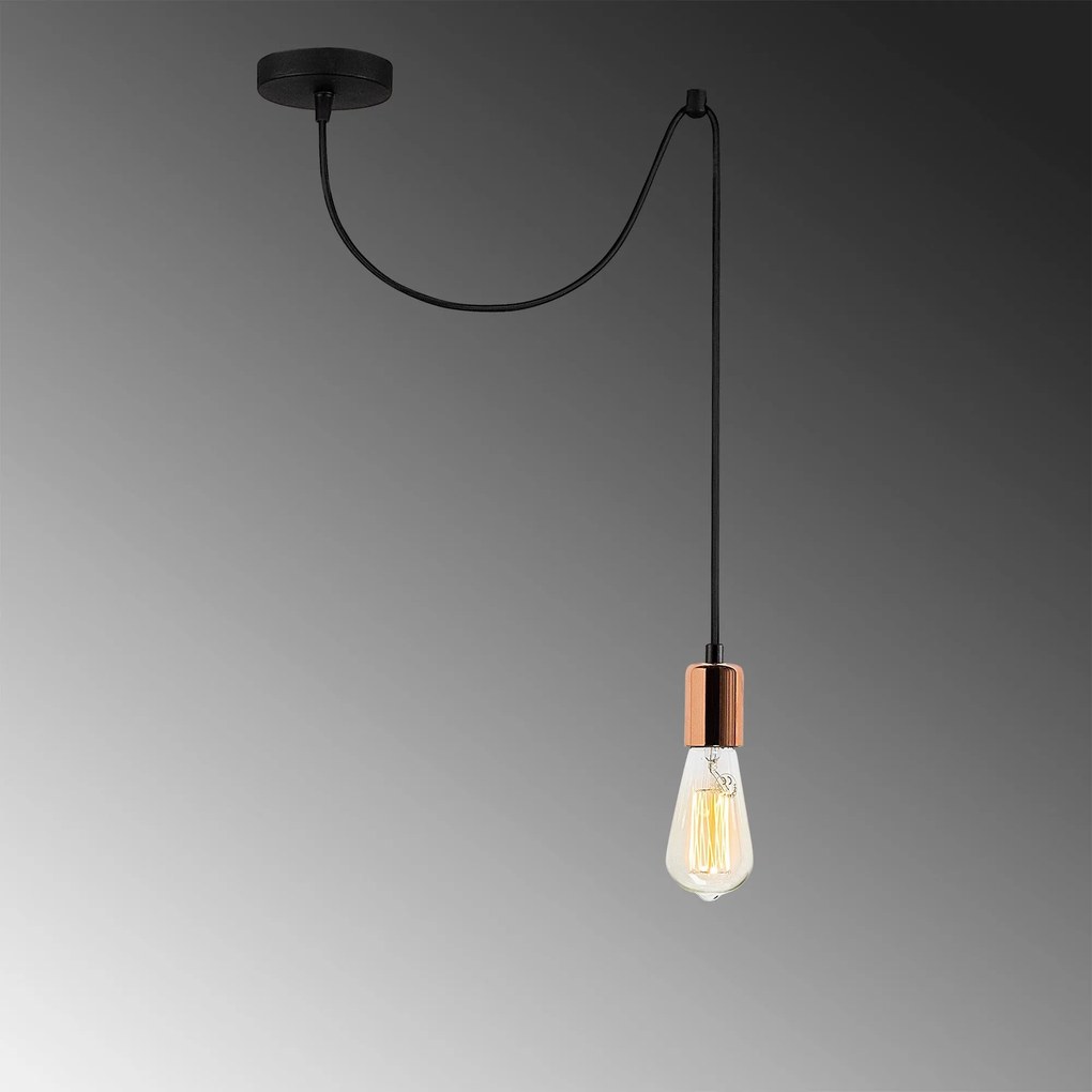 Candeeiro Suspenso Kabluni – Cobre – 51 x 6 cm
