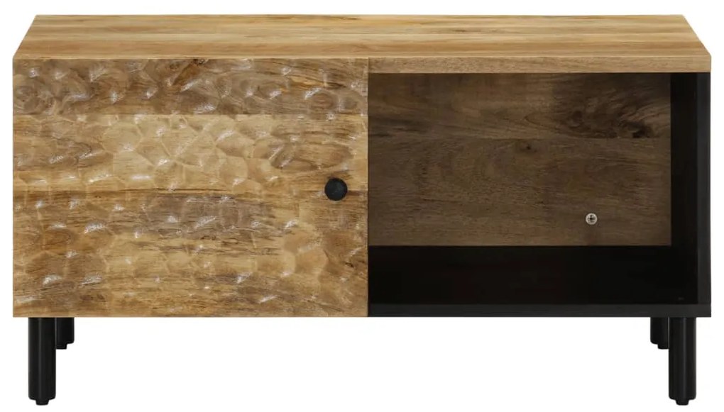 Mesa de centro 80x50x40 cm madeira de mangueira maciça
