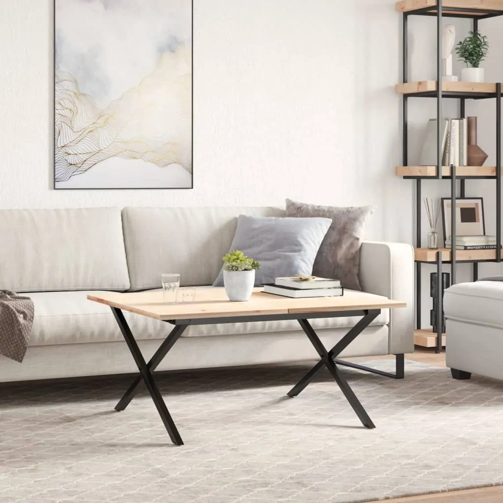 Pernas para mesa de centro estrutura em X aço