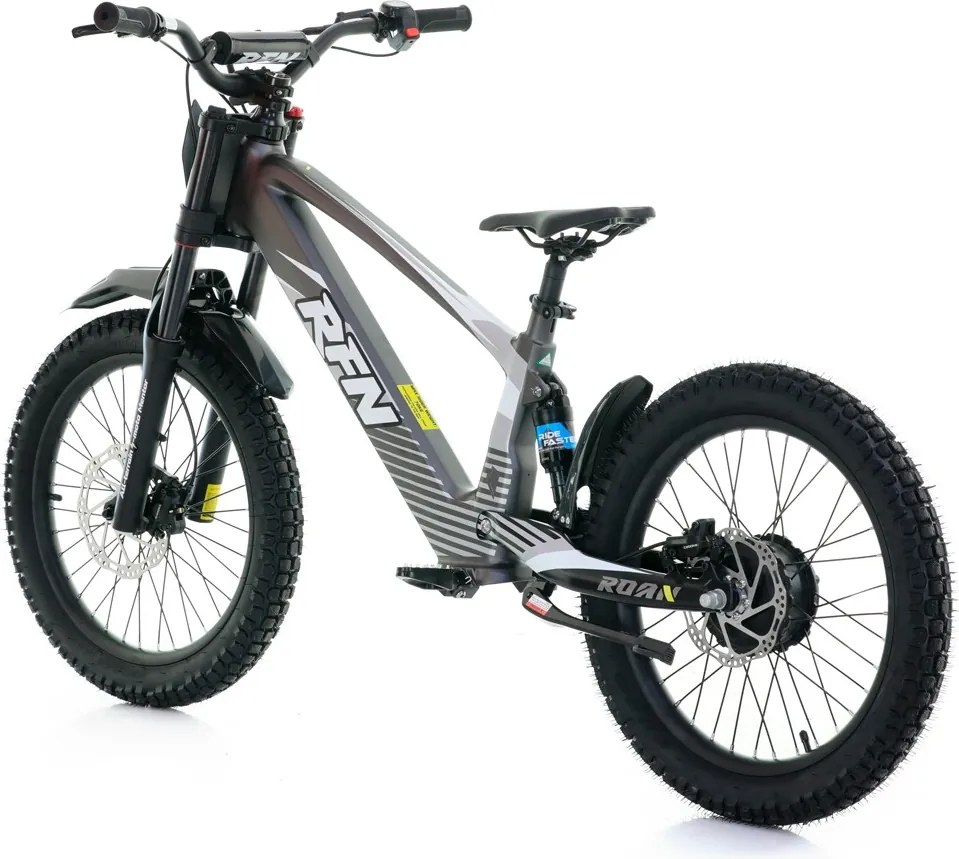 Bicicleta elétrica infantil sem pedais 750W 20" 36V 7.5Ah RXF EVO-RACING Cinzenta