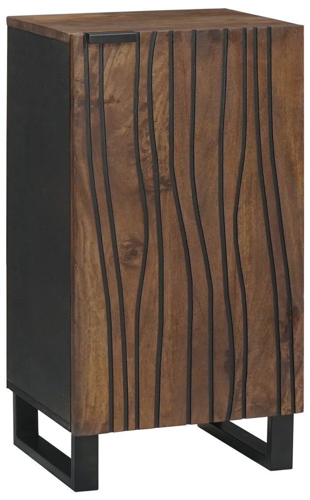 vidaXL Sideboard 40 x 33,5 x 75 cm - Feito de Madeira Sólida de Mangueira