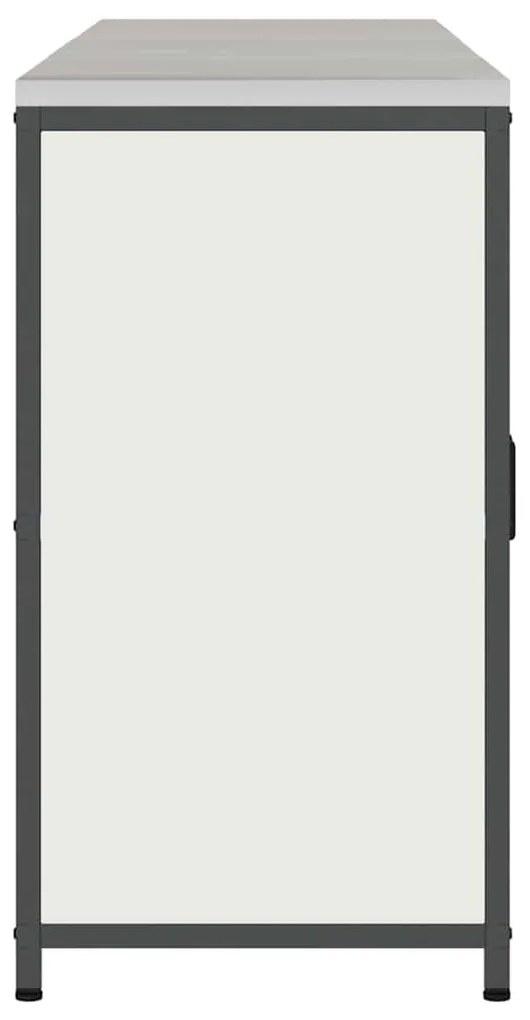 Conjunto de Armazenamento de Cozinha 3 pcs Branco