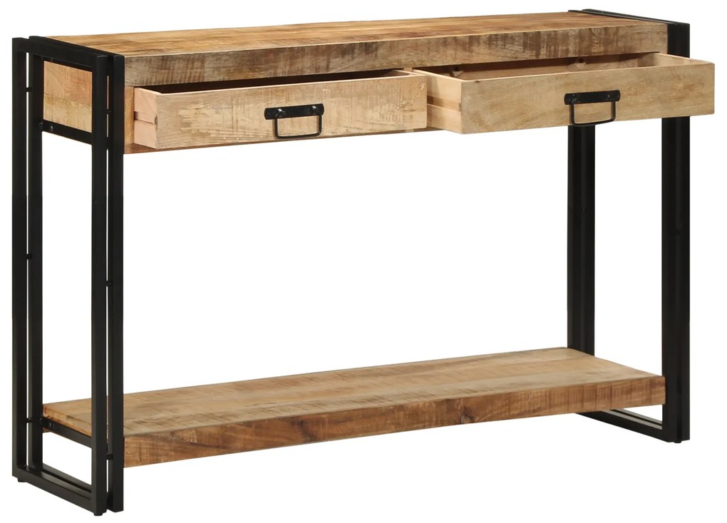 Mesa de Console vidaXL 120x33x75 cm Madeira de Mangueira Sólida