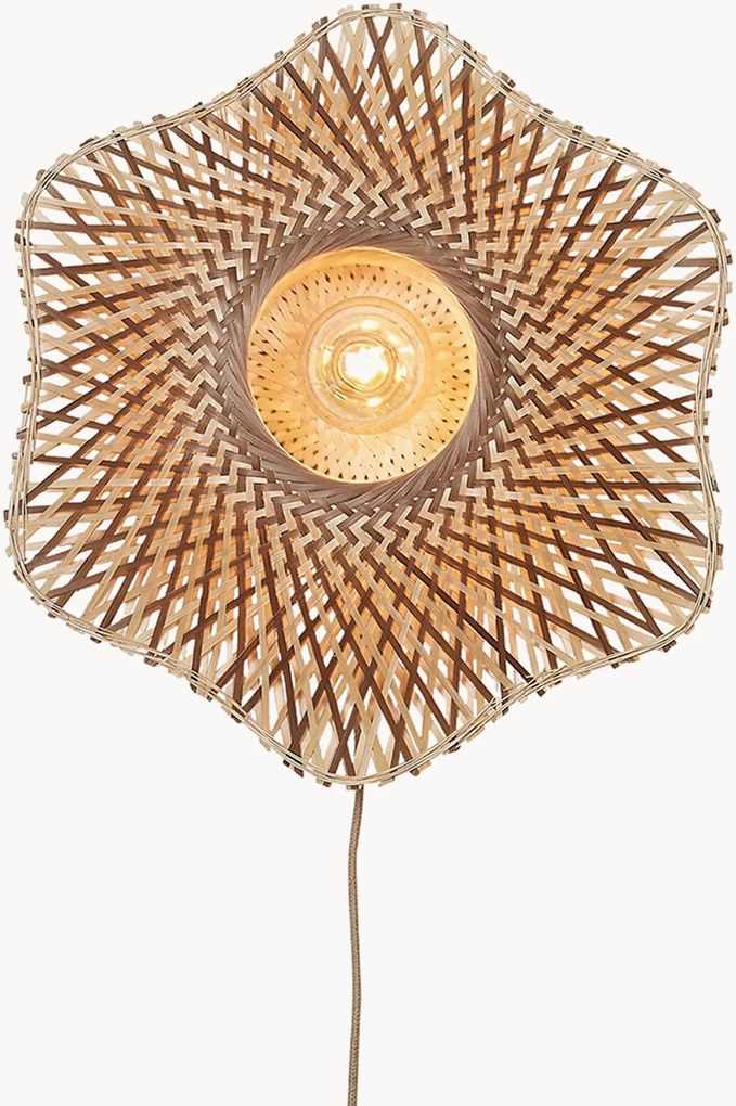 Candeeiro de parede em bambu Madura