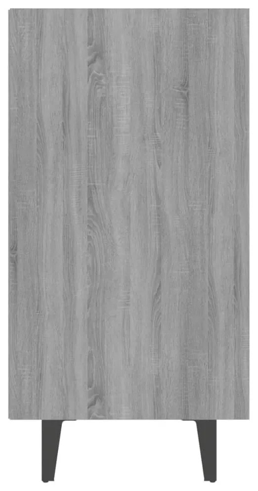 Aparador 103,5x35x70 cm derivados de madeira cinzento sonoma