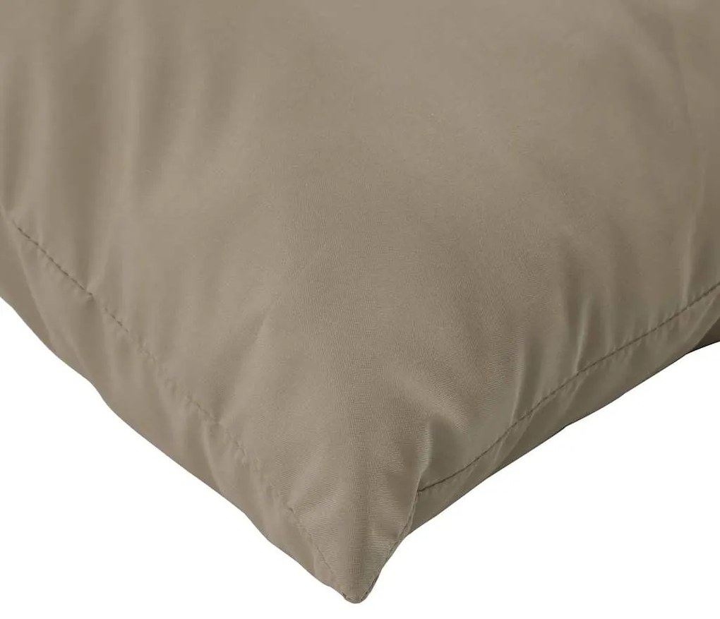 Almofadões de paletes 2 pcs tecido oxford cinza-acastanhado