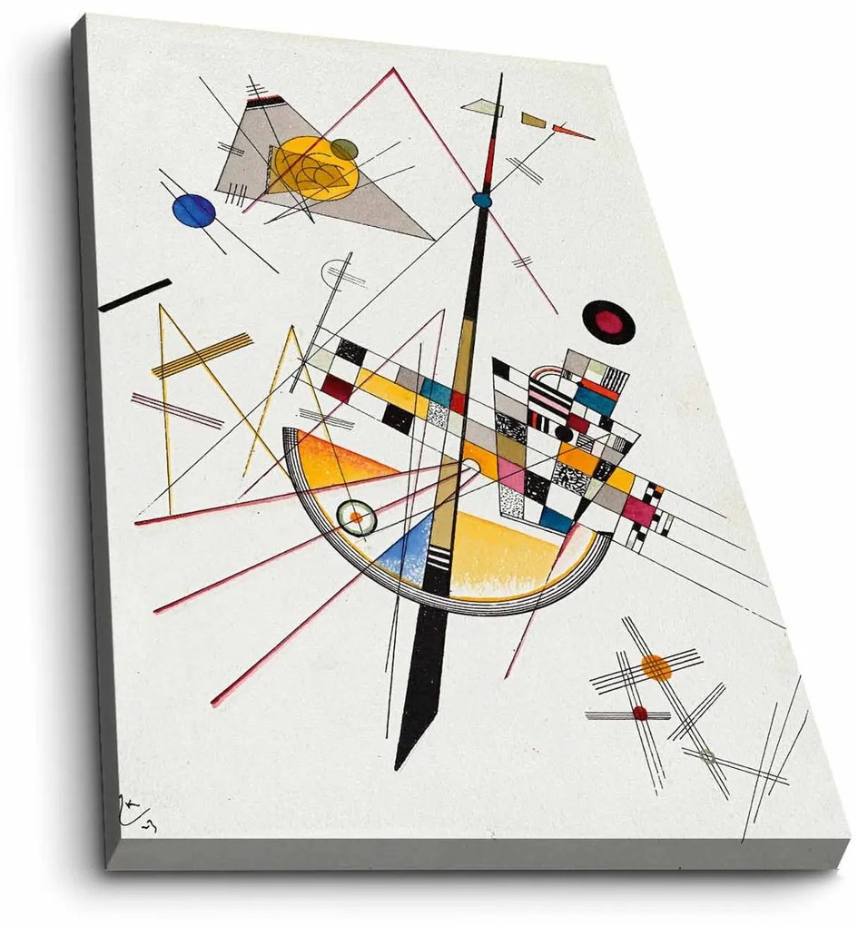 Tela Decorativa 4570KANDINSKY034 – Multicolor – 45 x 70 cm