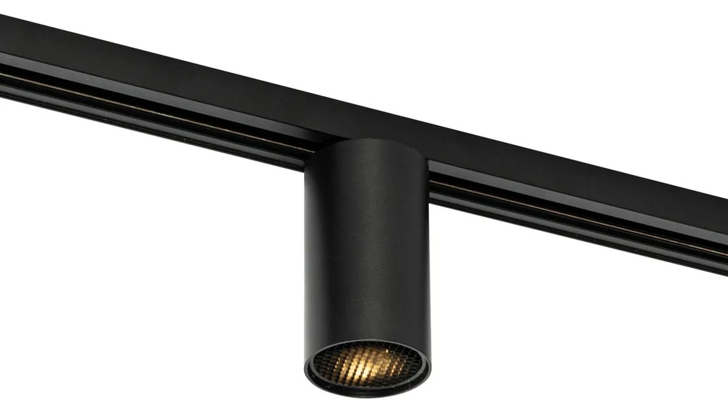 Projetores modernos pretos para sistema de calhas monofásicas GU10 35 mm - Iconic Ruby Honey Moderno