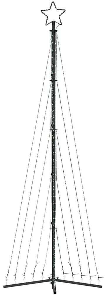 LED Árvore de Natal 495 LEDs Branco Frio 300,5 cm