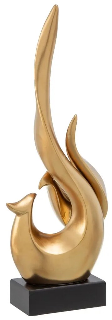 Figura Decorativa 16 X 9 X 43 cm Dourado