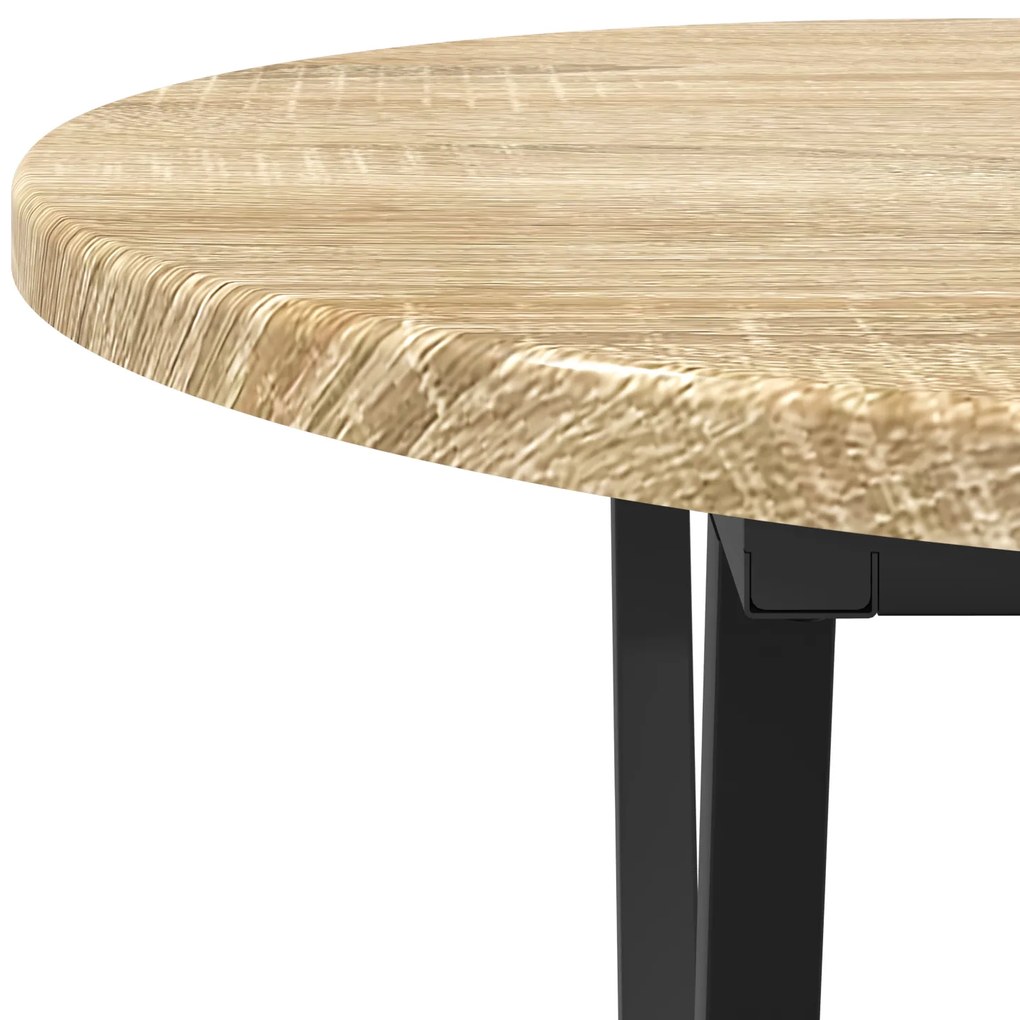 Mesa de Centro em Carvalho Sonoma 80x40x40,5 cm, Madeira Revestida e M
