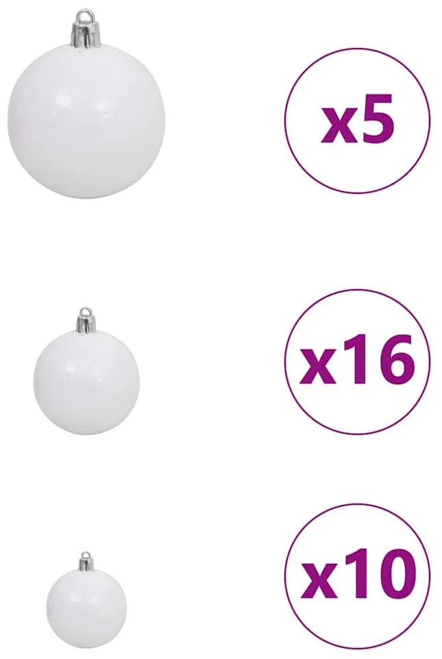 Árvore Slim de Natal Artificial Verde 210 cm