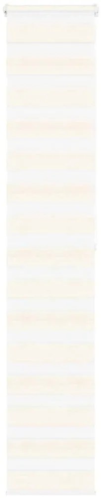 vidaXL Cortina de zebra 50x200 cm largura do tecido 45,9 cm poliéster