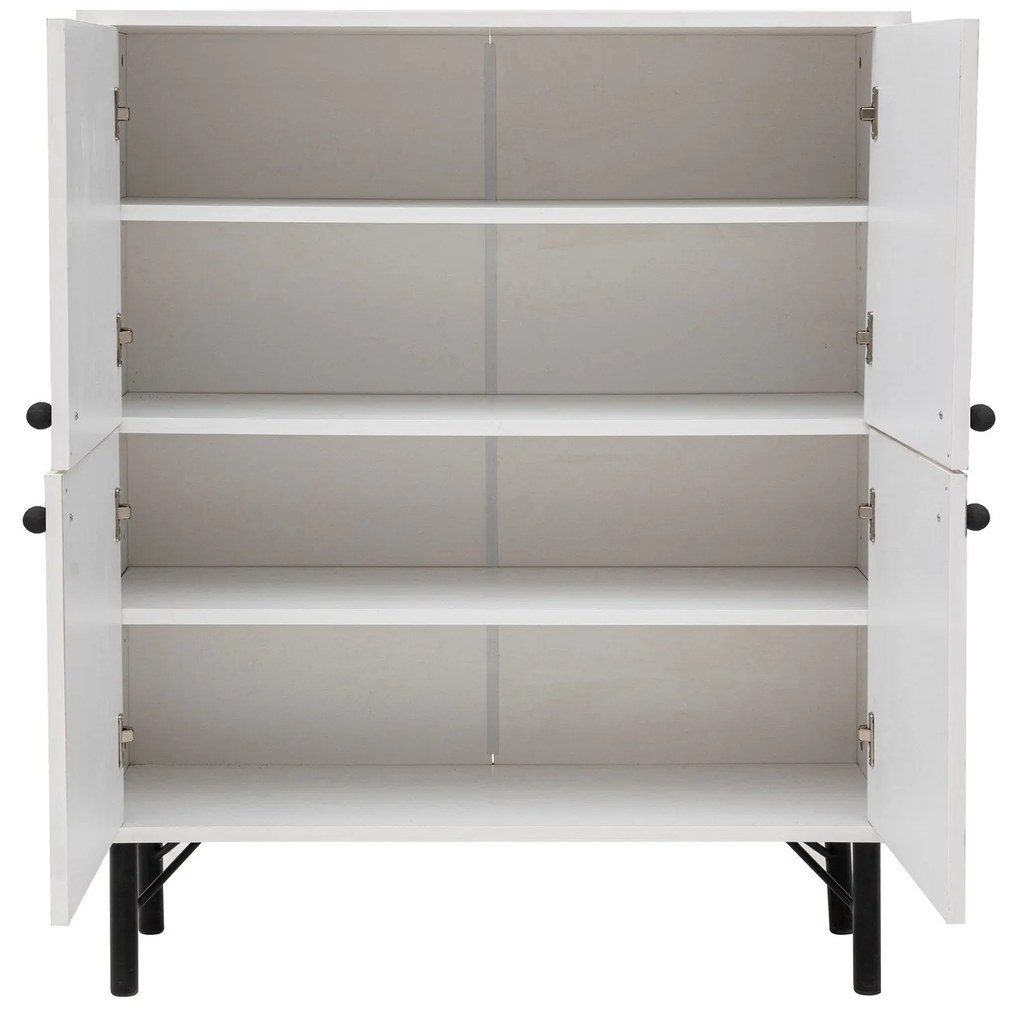 Armário Multiuso Multilux – Branco – 95x111x36 cm