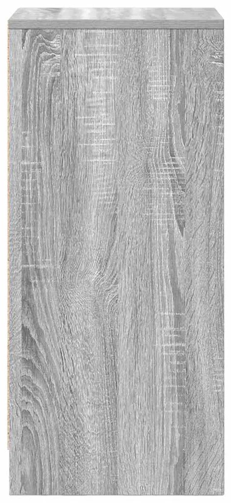 Aparador 29,5x34x76 cm derivados de madeira cinzento sonoma