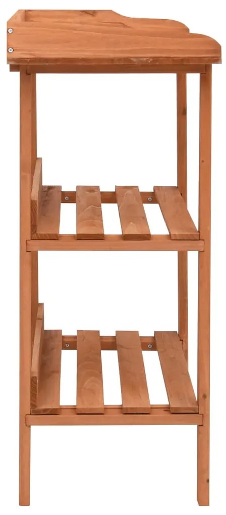 Suporte para plantas 76x37x89 cm madeira de abeto