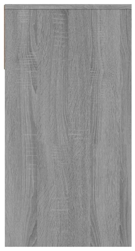 Mesa consola 100x39x75 cm derivados de madeira cinzento sonoma
