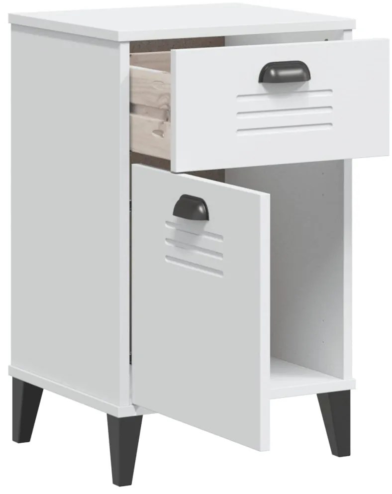 Mesa de cabeceira VIKEN derivados de madeira branco