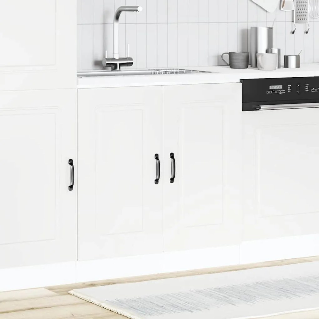 Armário baixo lavatório Kalmar 80x46x81,5 cm branco