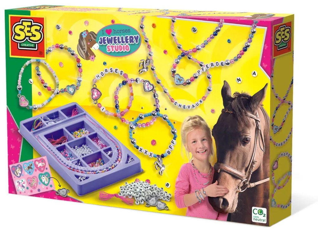 Jogo de Trabalhos Manuais Ses Creative I Love Horses