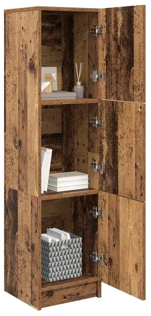 Buffet Castanho Madeira velha Folheado de madeira Compacto