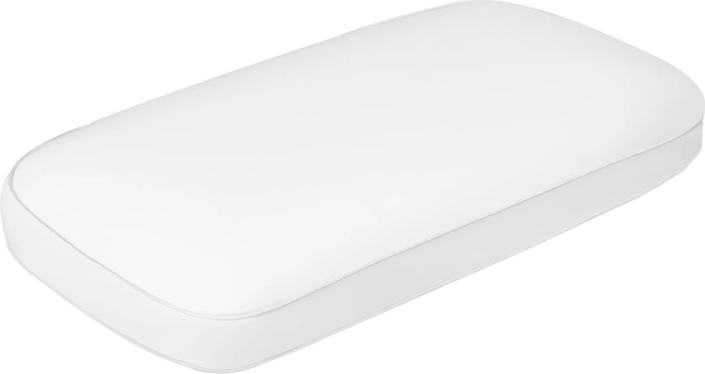 HOMCOM Almofada Viscoelástica com Desenho Ergonómico e Capa Removível e Lavável 81,28x40,64x15,24 cm Creme | Aosom Portugal