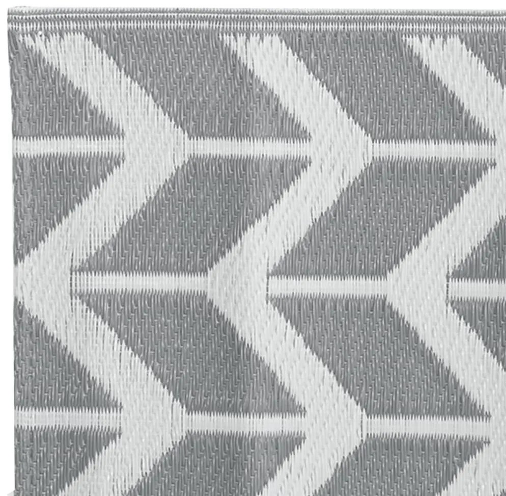 Tapete de exterior 120x180 cm 140x200 PP cinzento