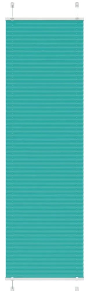 Gasolina verde Plissada Cega 60x200 cm Largura Tecido 59,4 cm