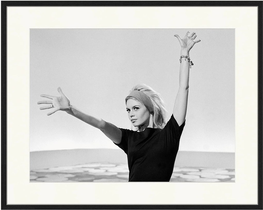 Impressão digital emoldurada Brigitte Bardot All Your Wishes