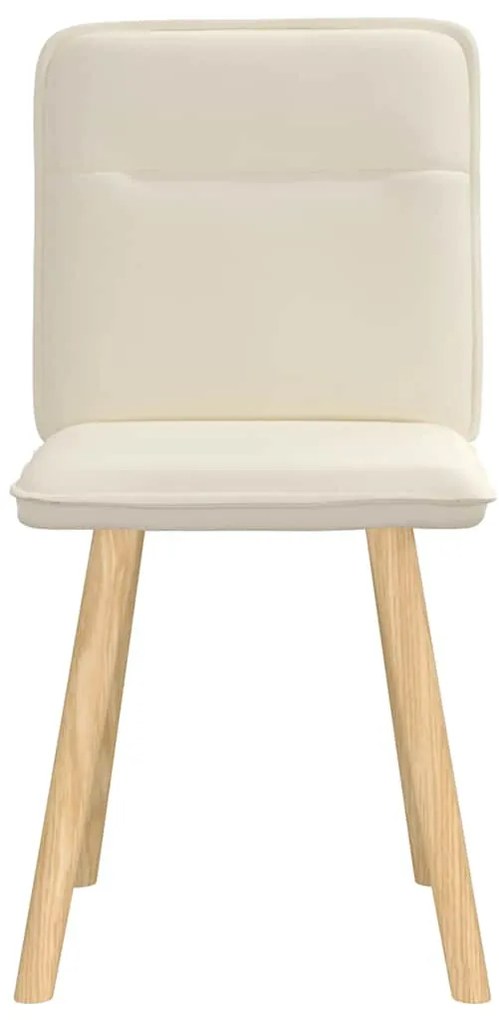 Cadeiras de jantar 2 pcs linho