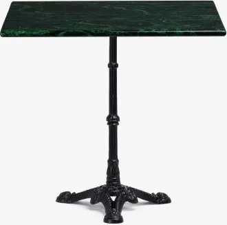 Mesa De Bar Em Mármore Roma Mármore Verde Big Flower & Quadrado & Preto - Sklum