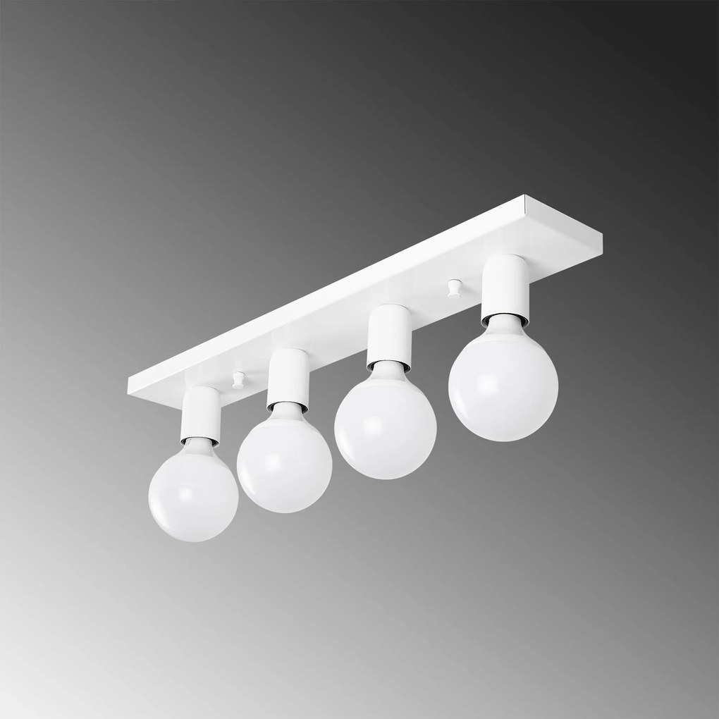 Candeeiro de Teto Mirro – Branco – 60 x 10 x 10 cm