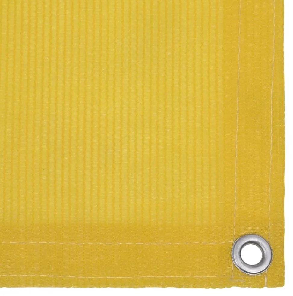 Tela de varanda 90x400 cm PEAD cor amarelo