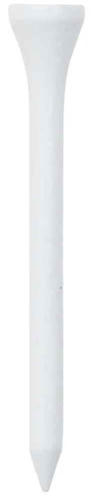 vidaXL Tees de golfe 1000 pcs 83 mm bambu branco