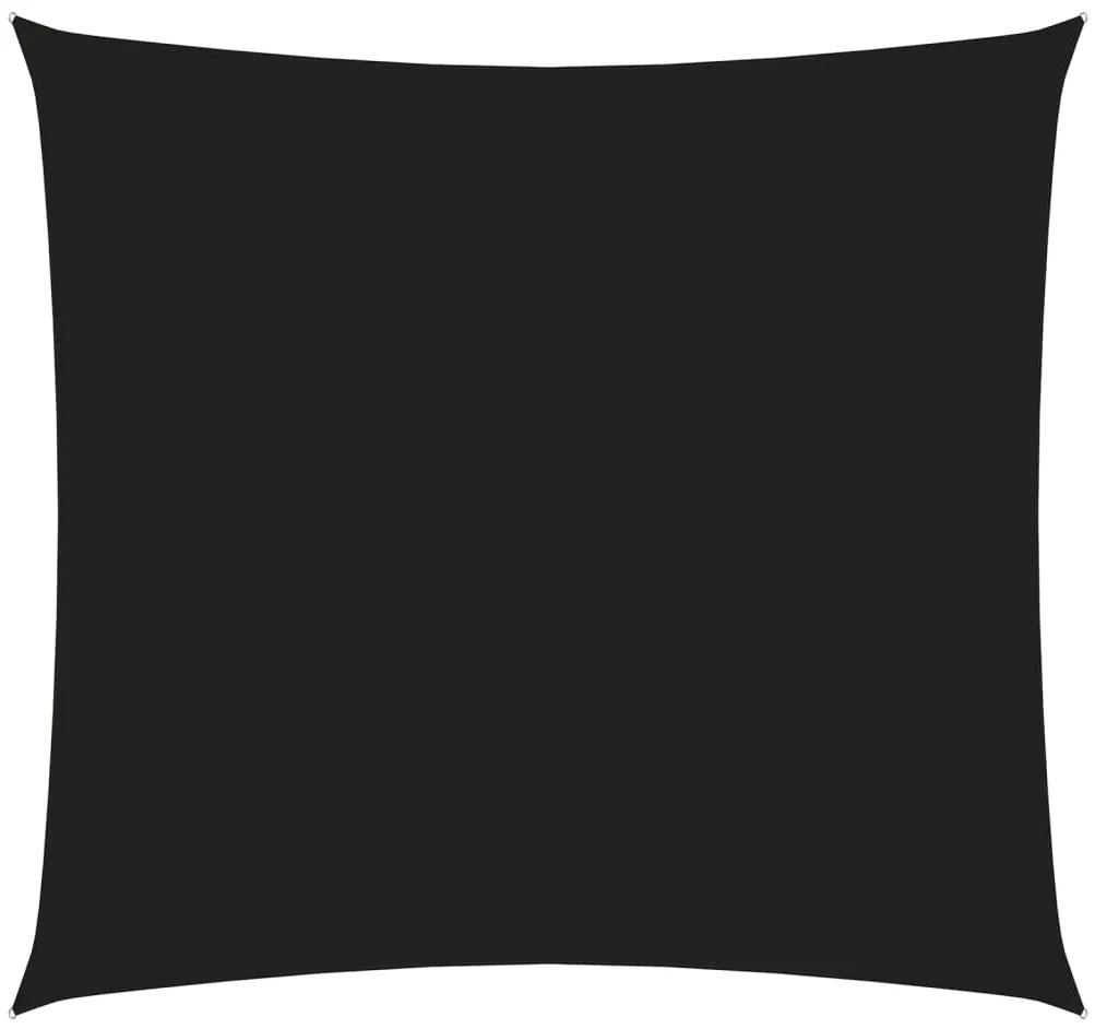 Para-sol estilo vela tecido oxford quadrado 6x6 m preto