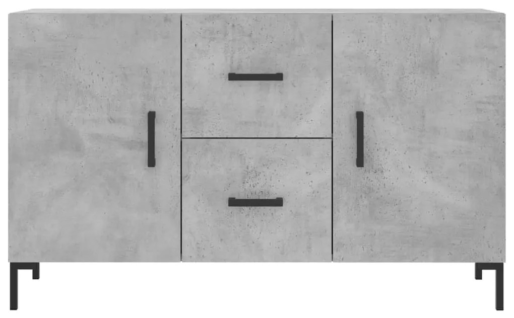 Aparador 100x36x60 cm derivados de madeira cinzento cimento