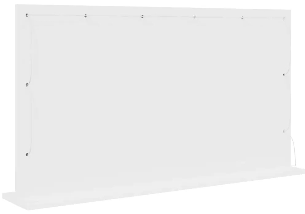 Espelho de maquilhagem com Luzes LED Branco 100x55x18 cm