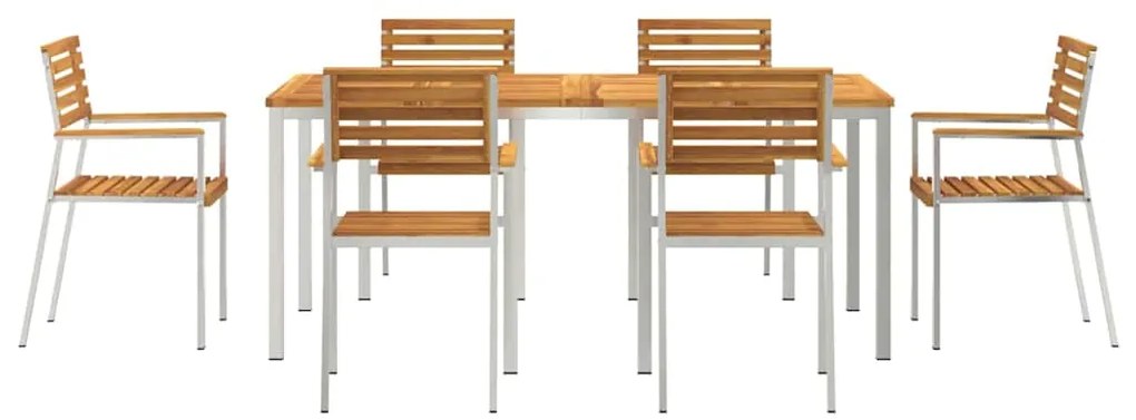 Conjunto de Jantar para Jardim 7 pcs