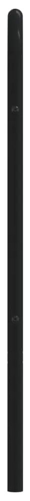 Cabeceira de cama 75 cm metal preto
