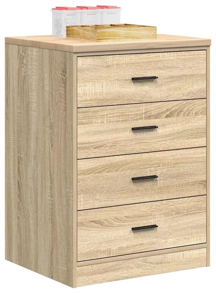 Armário de arrumação de garagem carvalho sonoma 60x51x85 cm